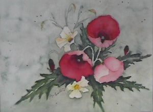 Roter Klatschmohn trifft Margarite